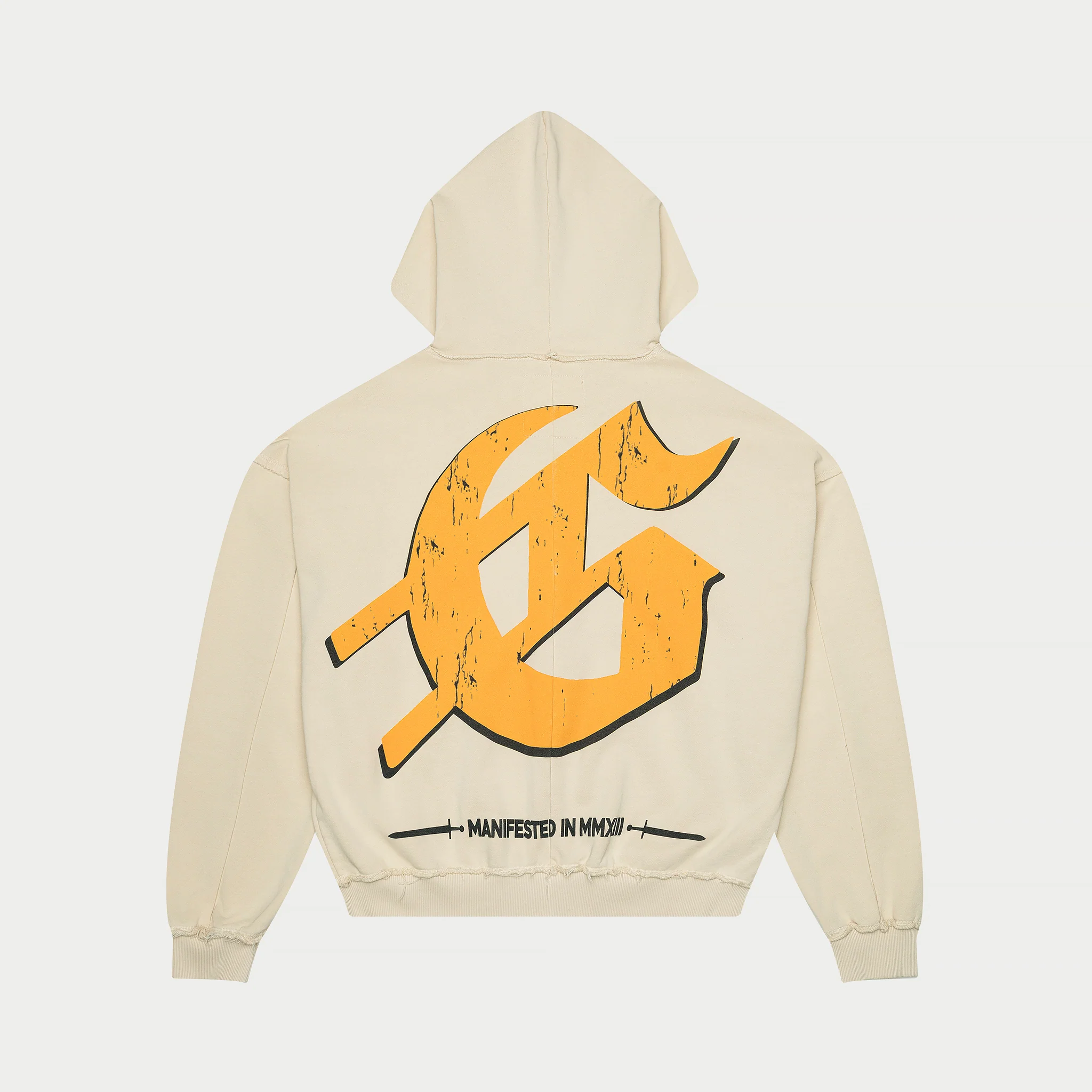Chrome Liberty Zip Hoodie V2 (Bone) - Image 3