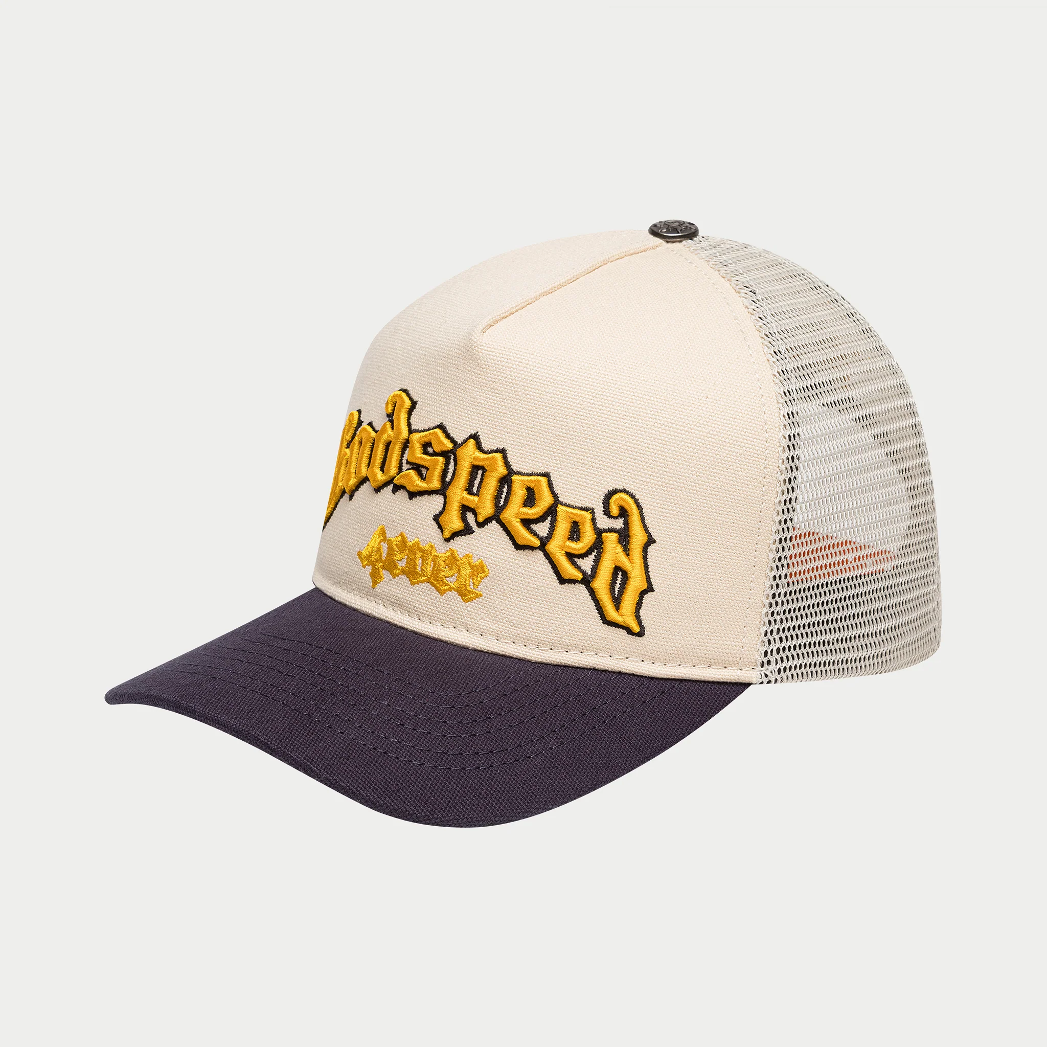 GS Forever Trucker Hat (Bone/Yellow/Navy) - Image 3