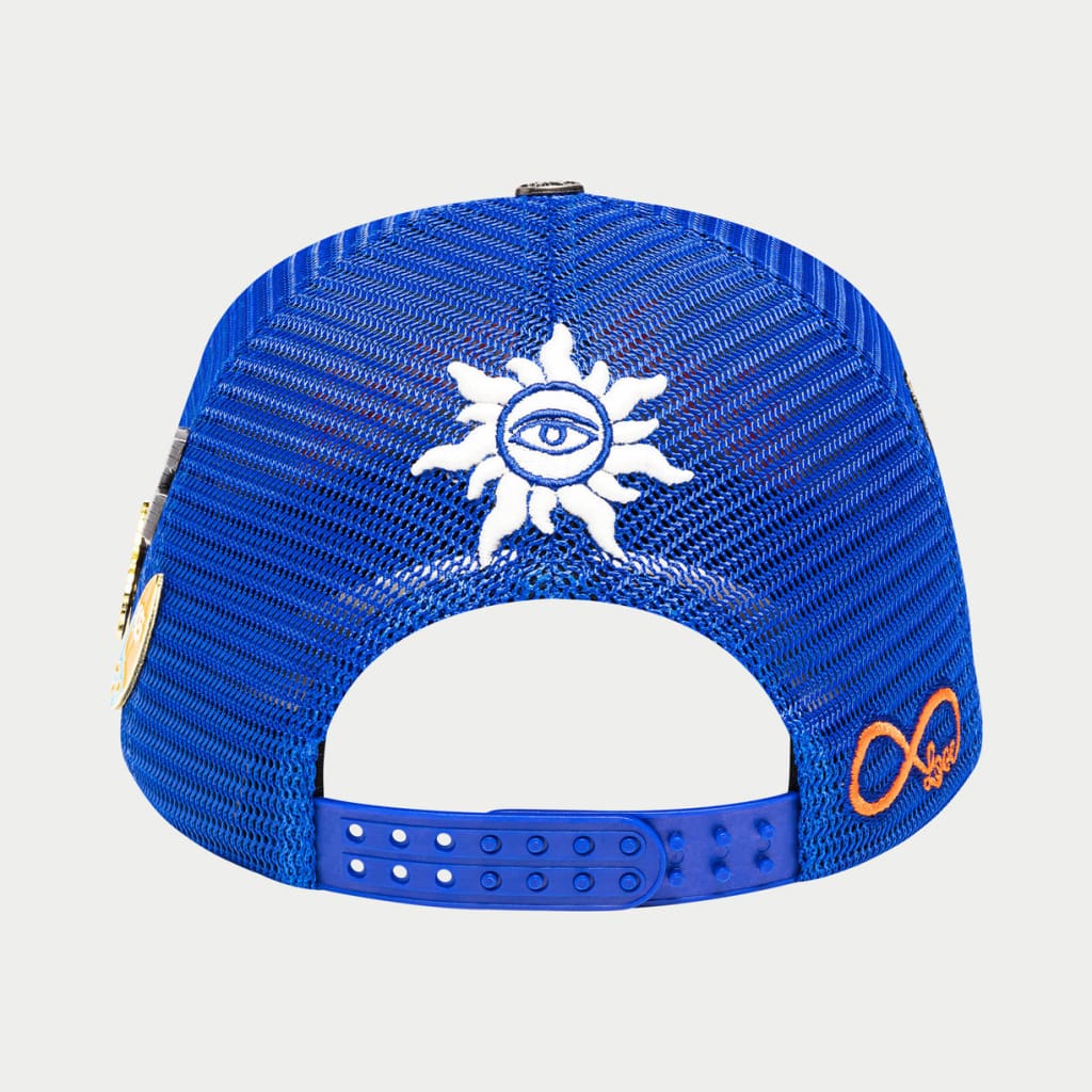 GS FOREVER TRUCKER HAT (Blue/Orange) - Image 3
