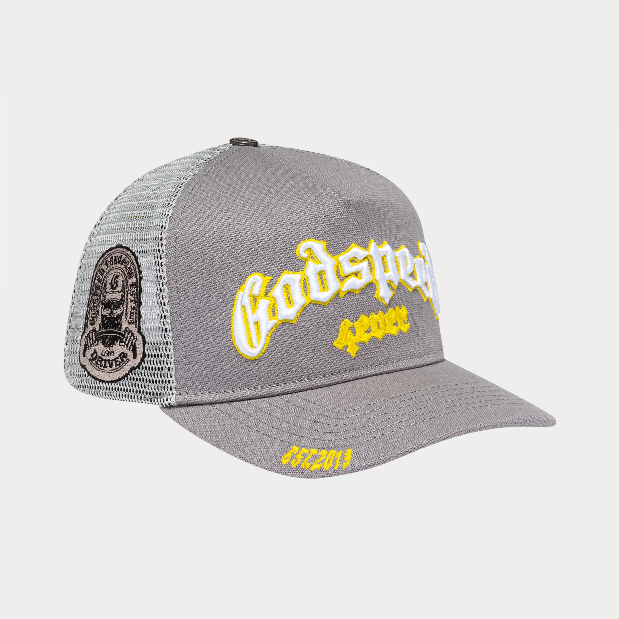 GS Forever Trucker Hat (Grey/Yellow) - Image 3