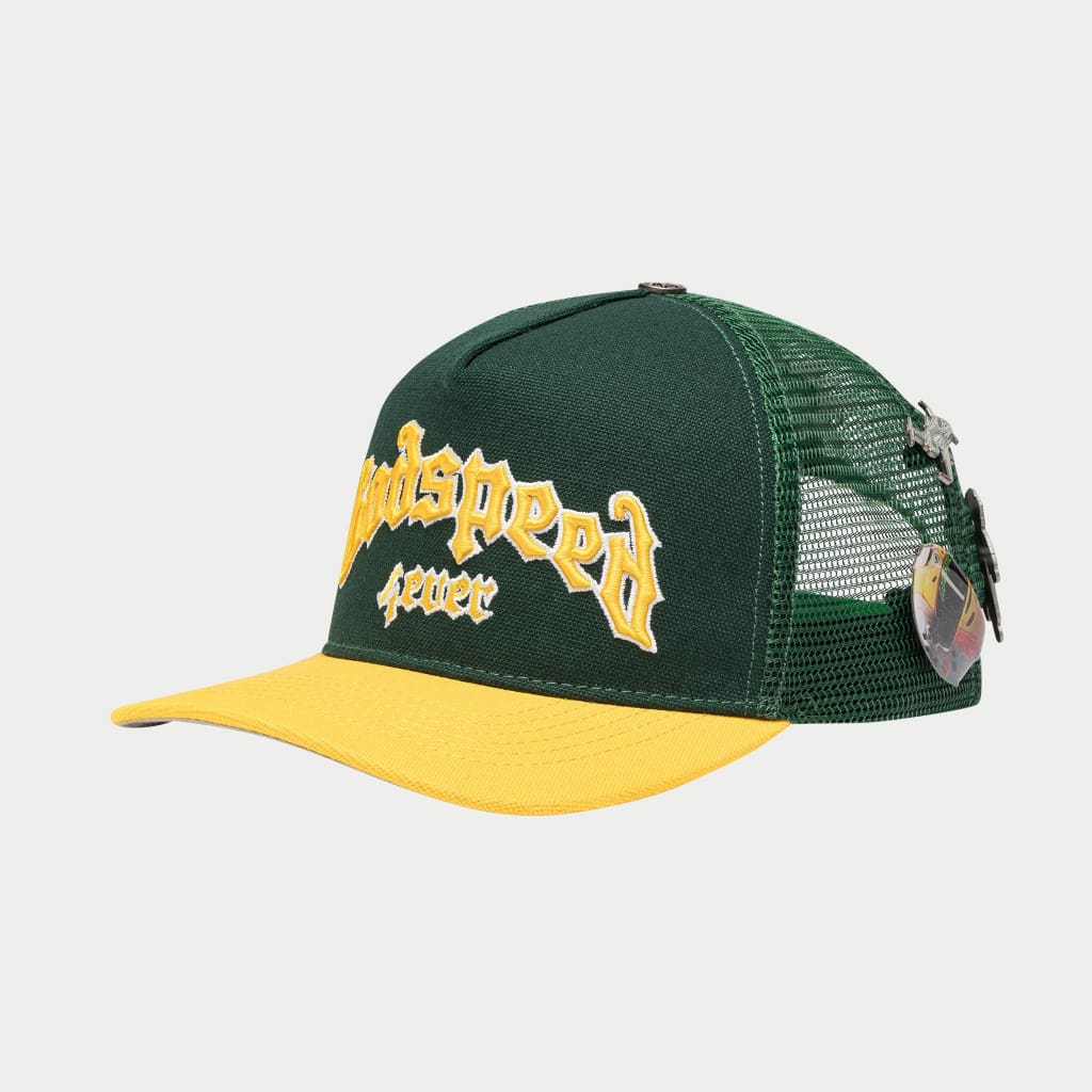 GS FOREVER TRUCKER HAT (GREEN/YELLOW) - Image 3