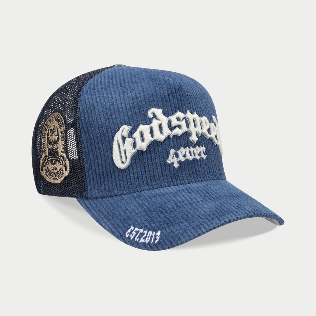 GS FOREVER TRUCKER HAT (Saphire Corduroy) - Image 5