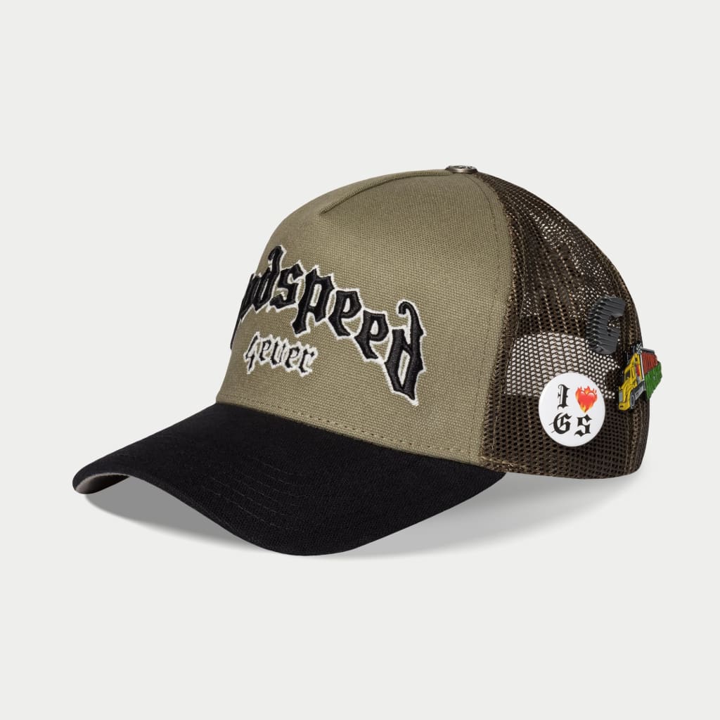 GS FOREVER TRUCKER HAT (Olive/Black) - Image 3