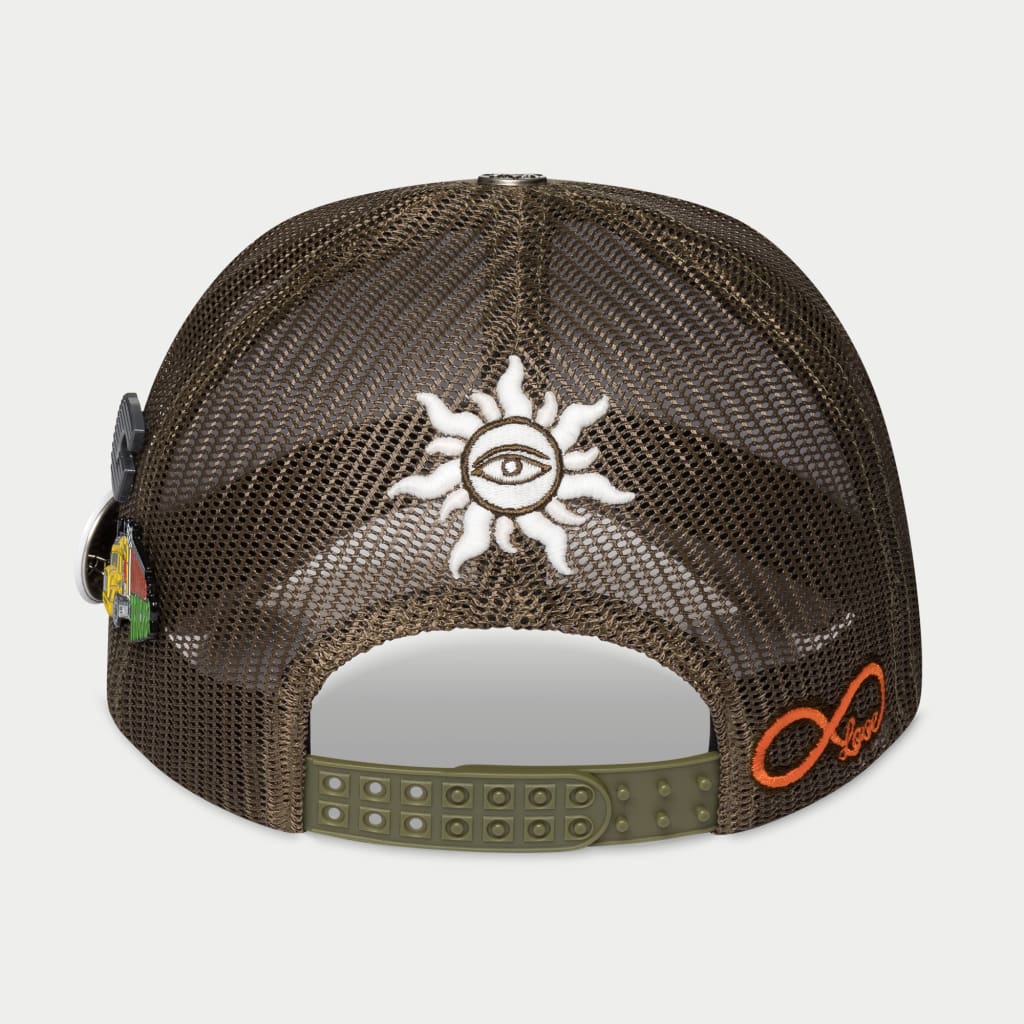 GS FOREVER TRUCKER HAT (Olive/Black) - Image 4