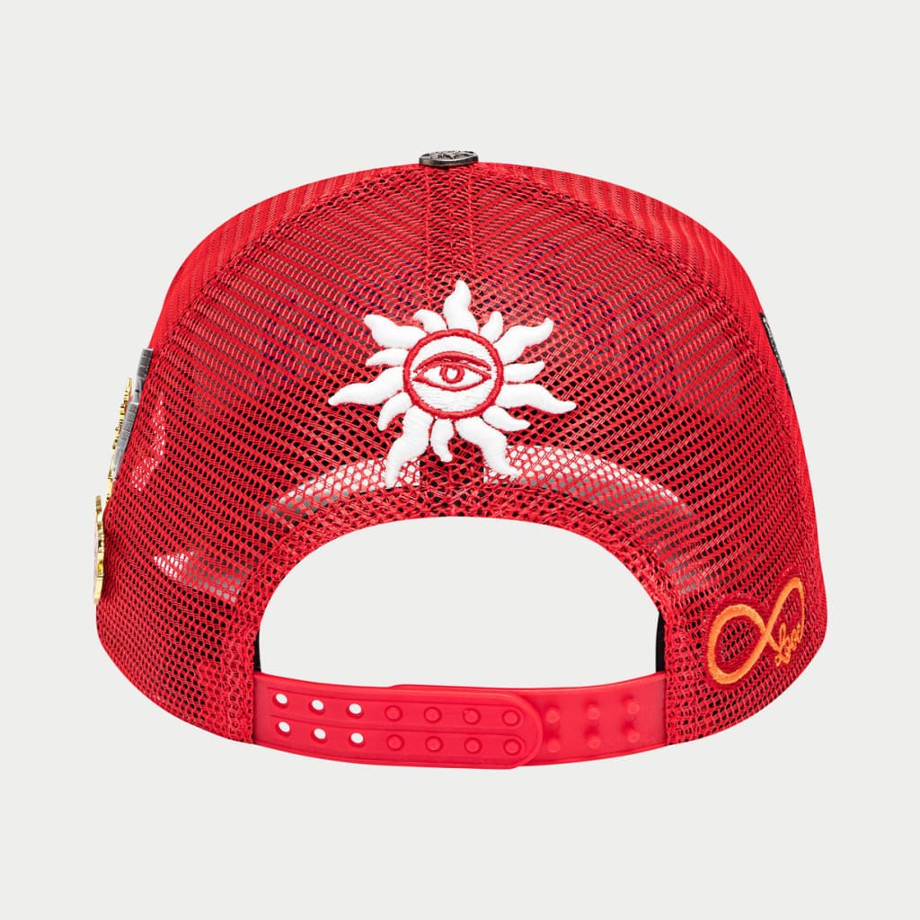 GS FOREVER TRUCKER HAT (Red/White/Blue) - Image 4