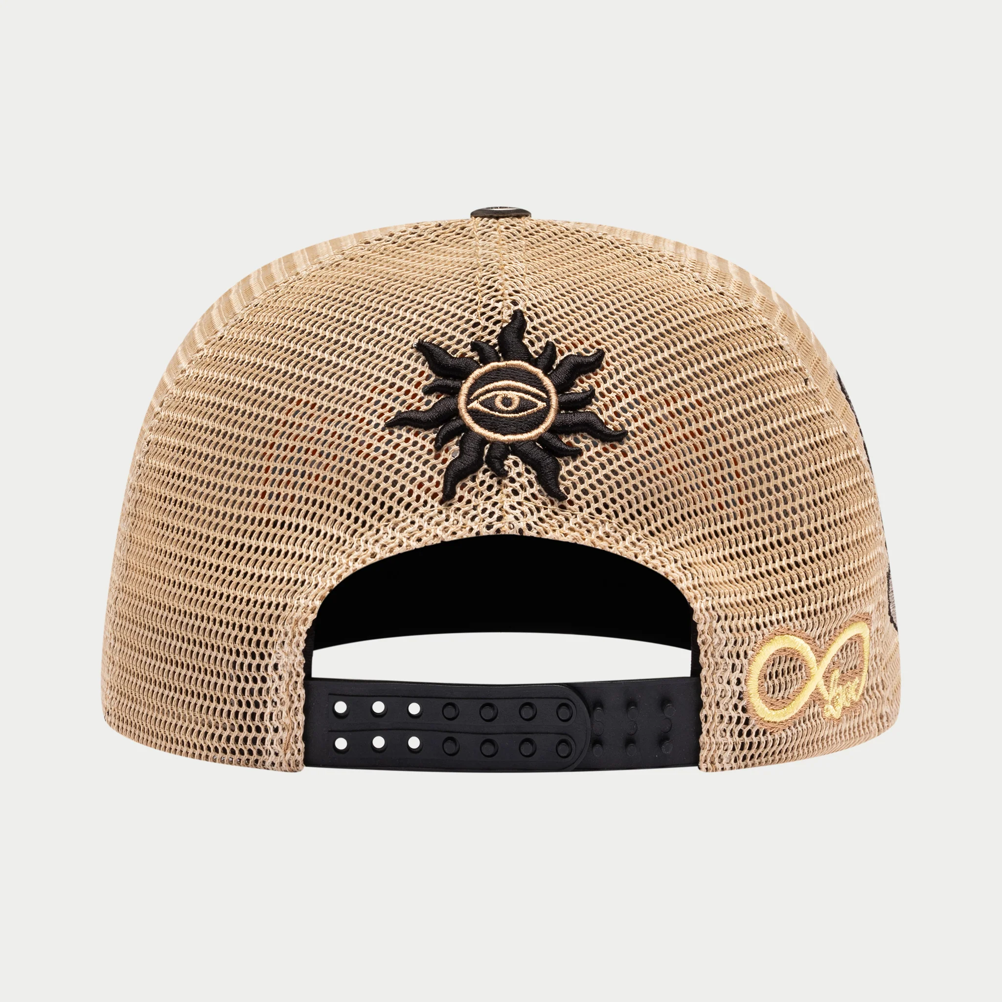 GS Forever Trucker Hat (Bone/Blue/Orange) - Image 4