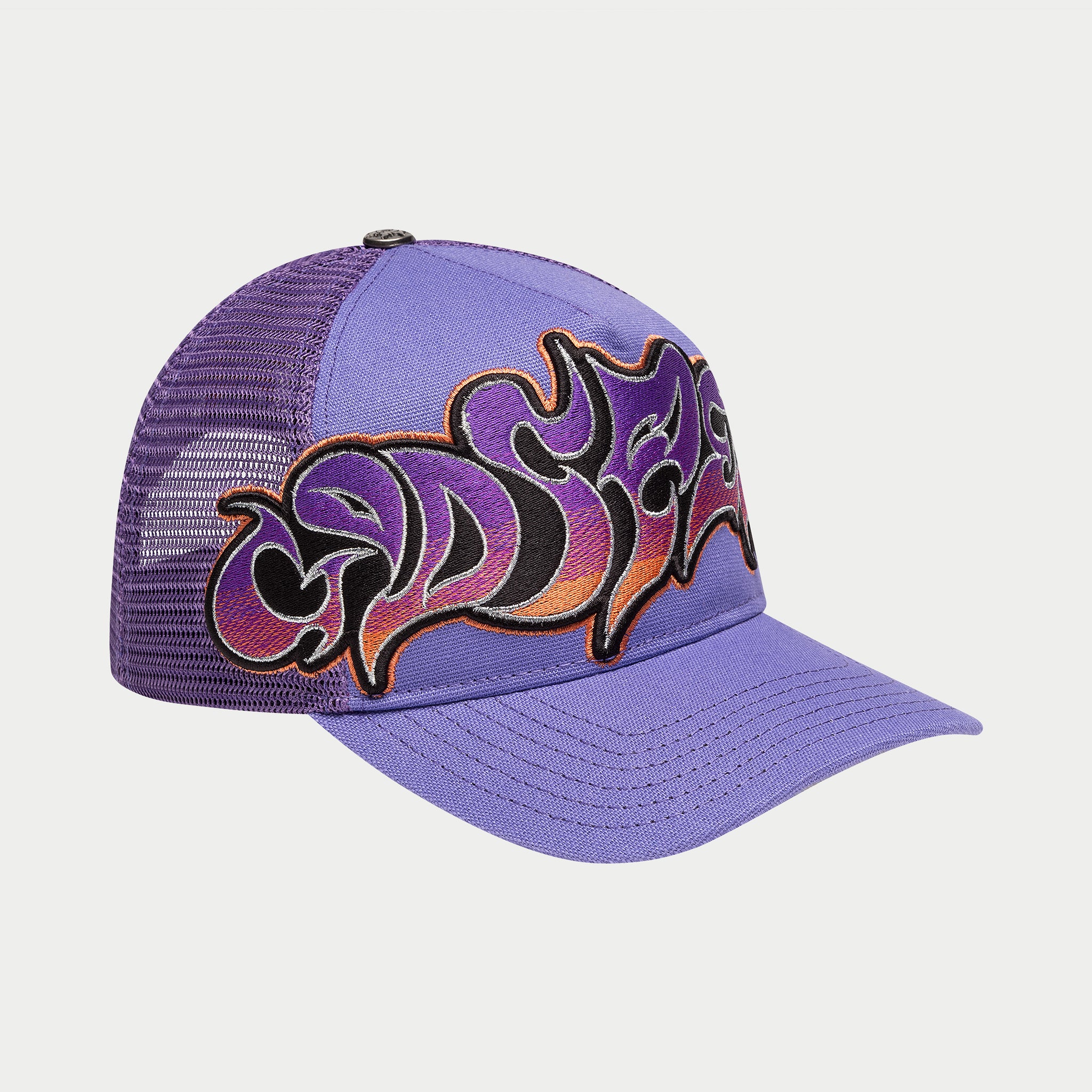 GS Neo Trucker Hat (Purple/Orange) - Image 3