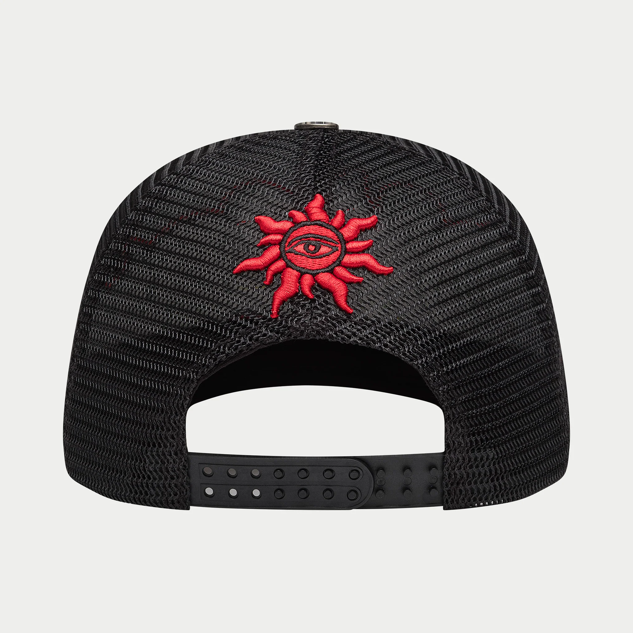 GS Neo Trucker Hat (Black/Yellow/Red) - Image 4