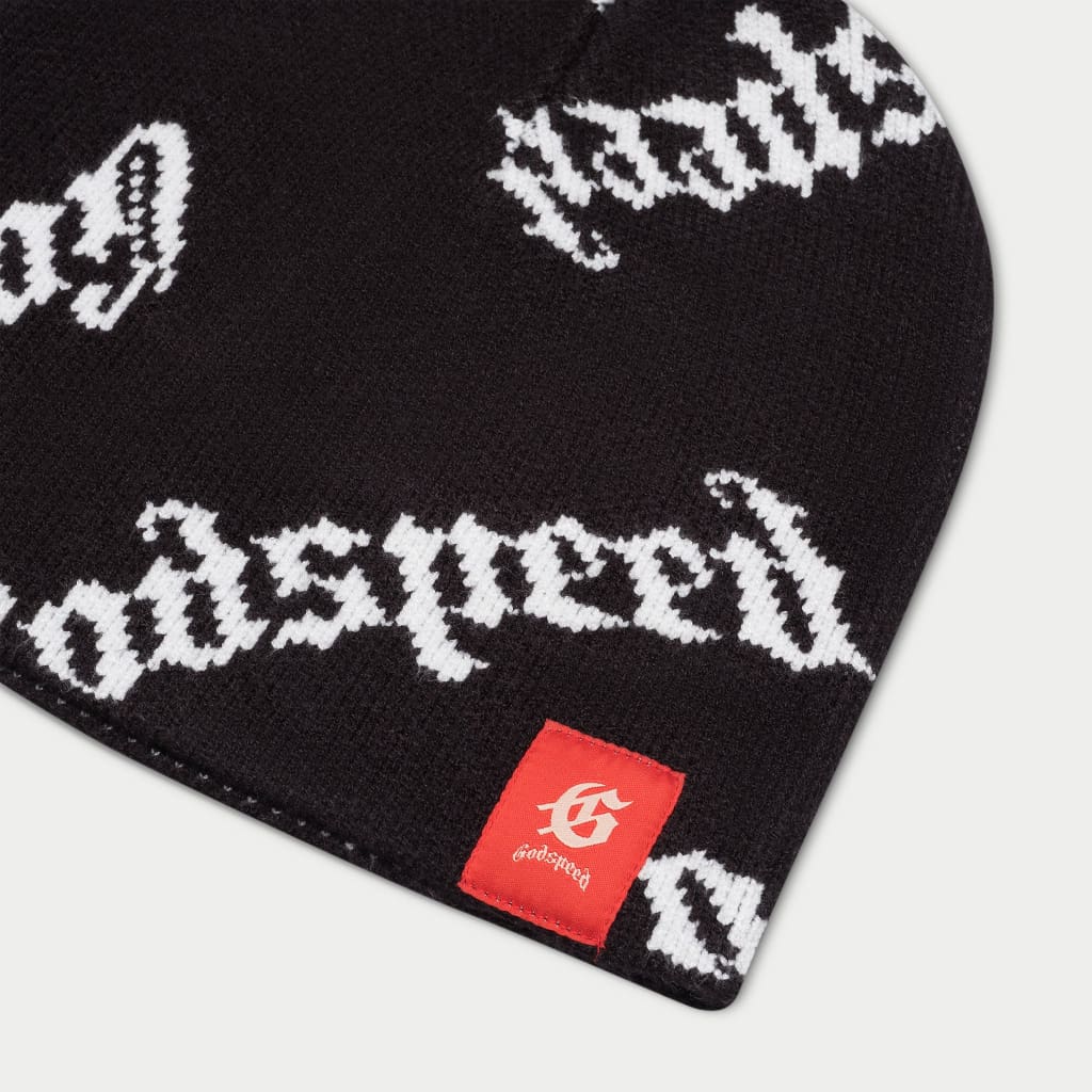 OG Logo Beanie Hat (Black) - Image 4