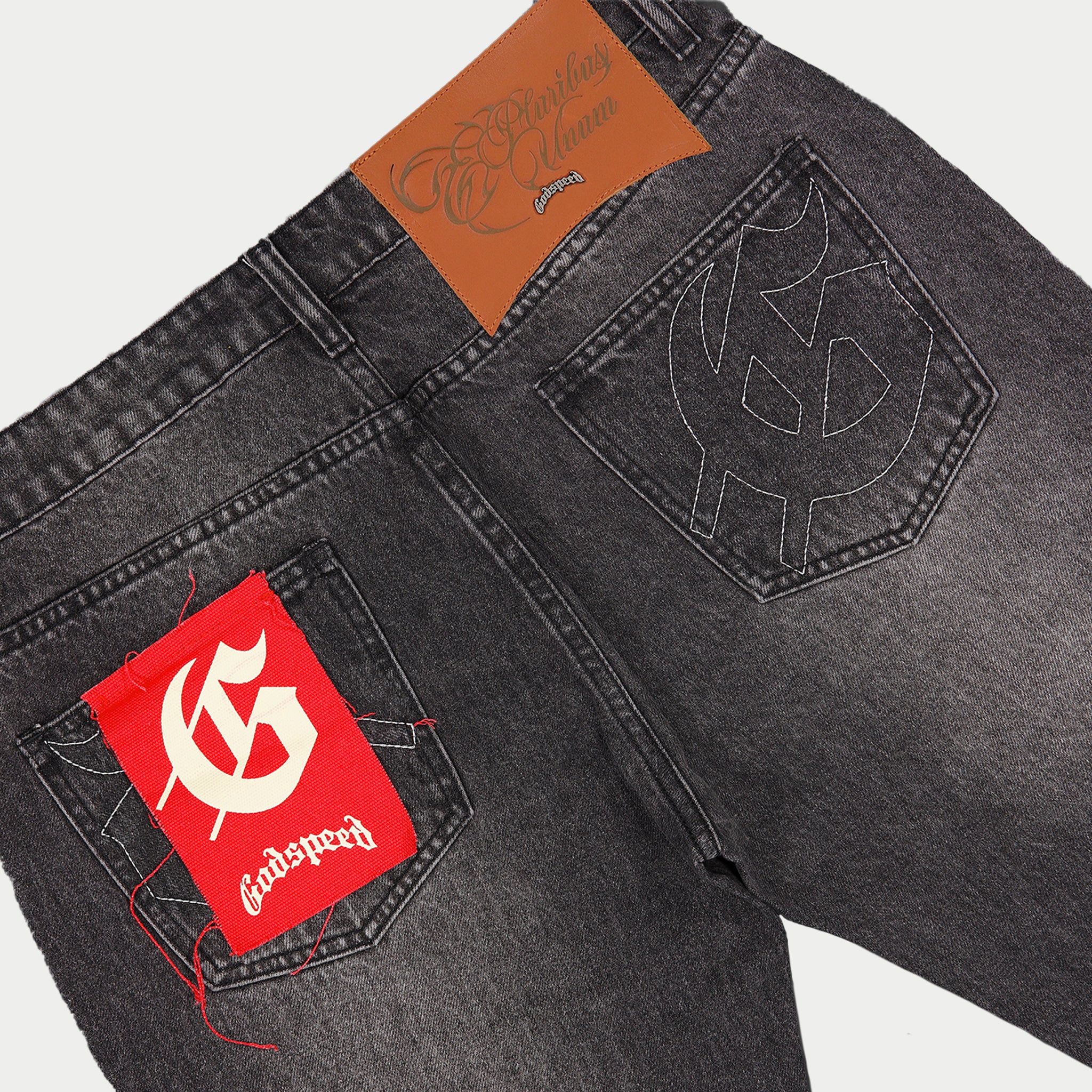 OG Logo Flared Denim (Grey Wash) - Image 3