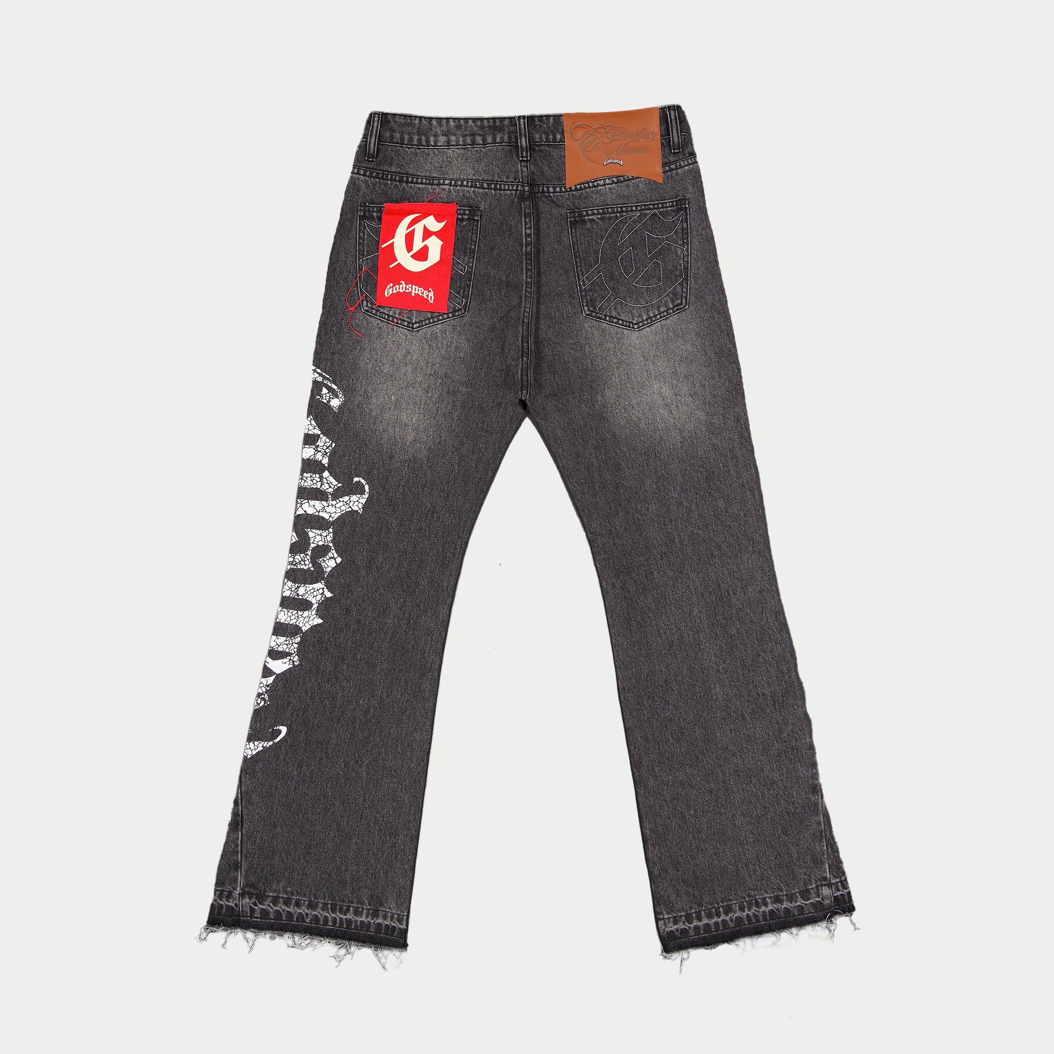 OG Logo Flared Denim (Grey Wash) - Image 6
