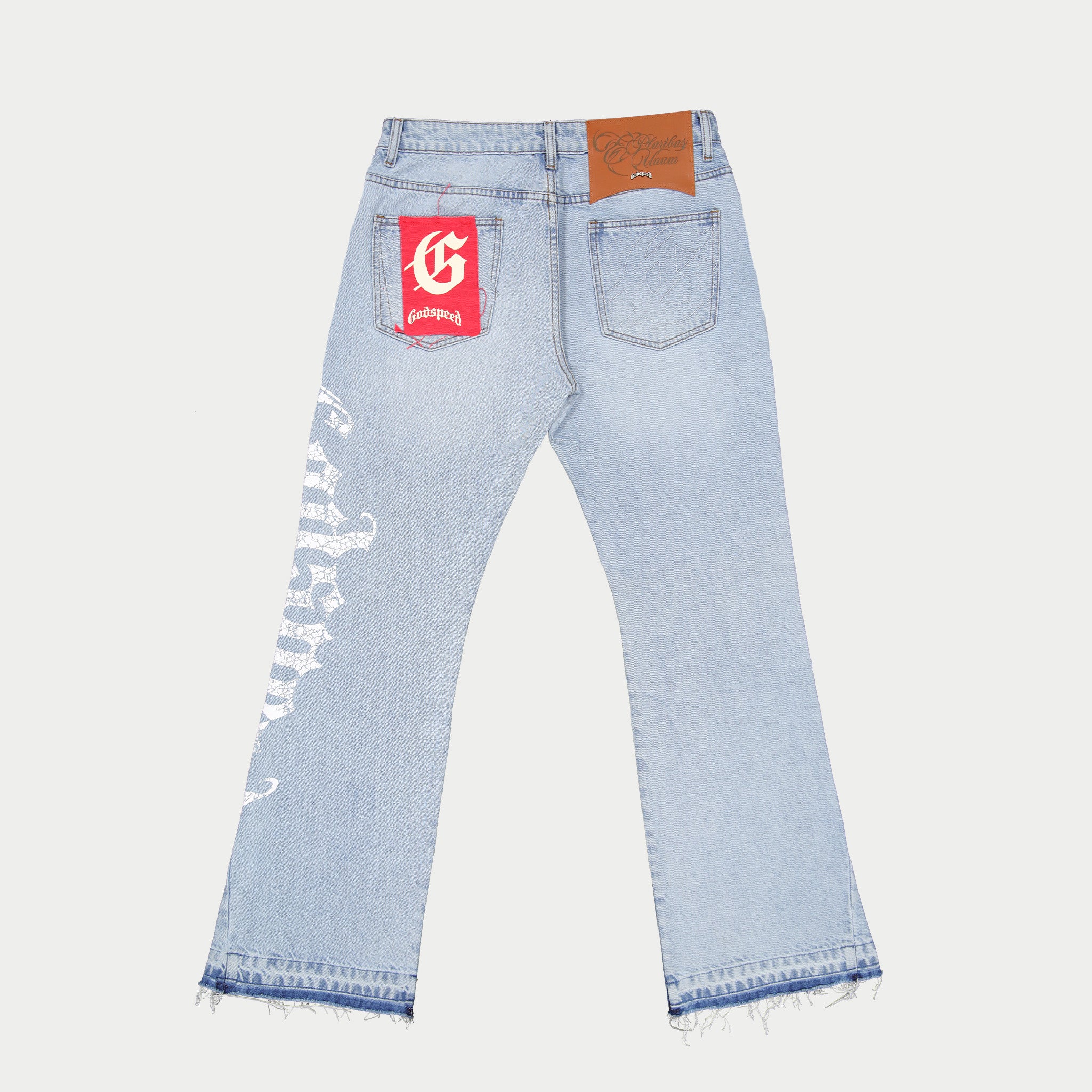OG Logo Flared Denim Printed (Blue) - Image 5