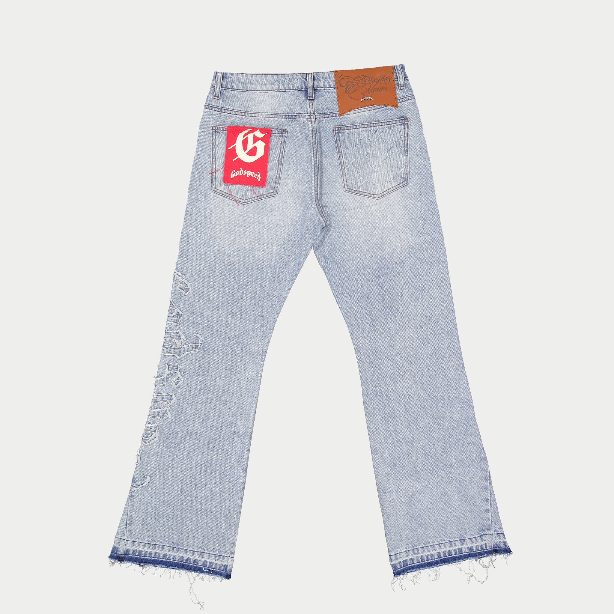 OG Logo Flared Denim Stitched (Blue) - Image 6